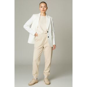 Maria McManus Single Breasted Blazer in Off White NWT Size 4